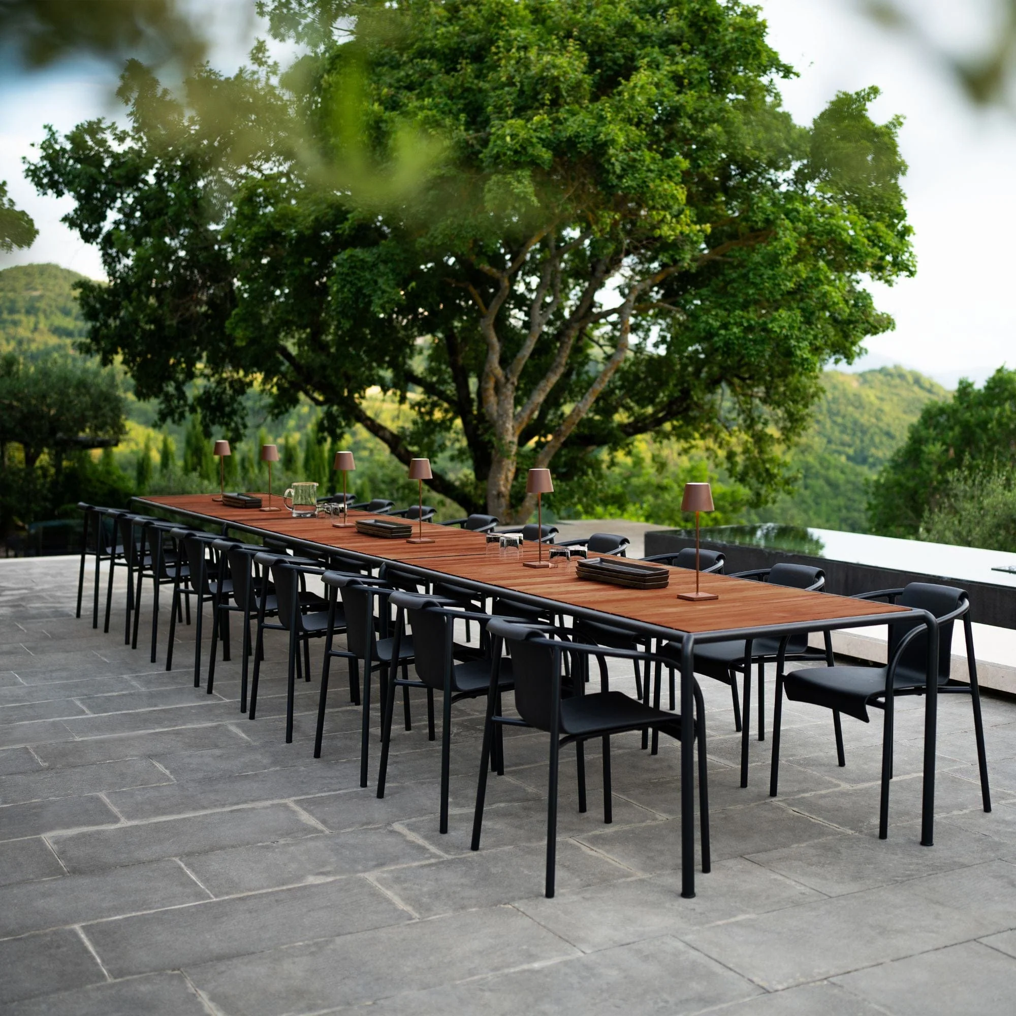 Avanti 10 Seater Outdoor Dining Table - Ash - Image 3