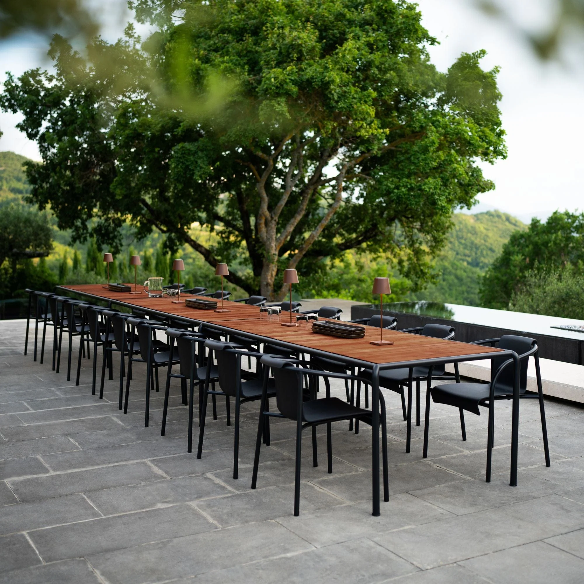Avanti 18 Seater Outdoor Dining Table - Ash - Image 2