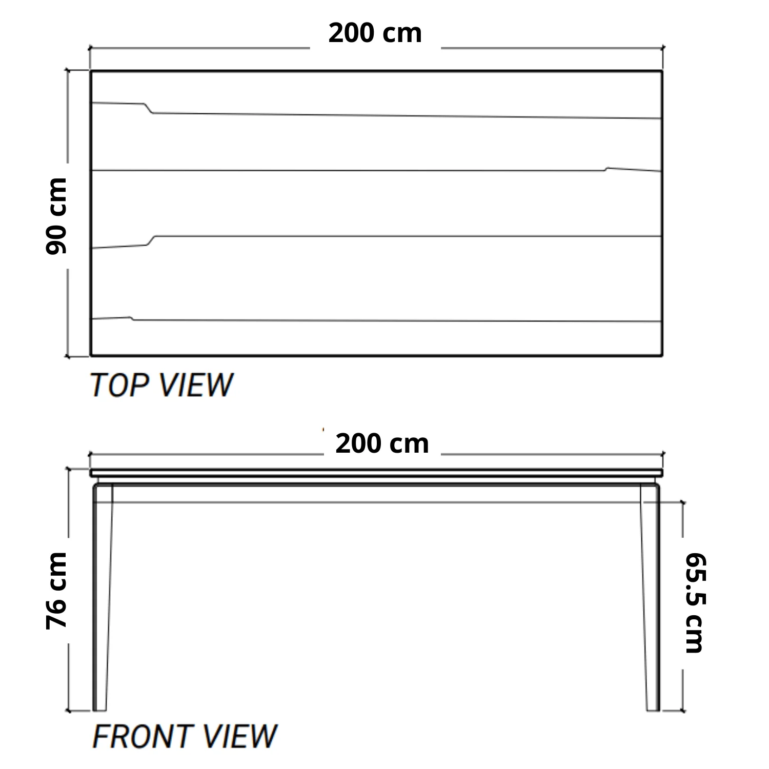 Twenty Twenty Dining Table 200(CM) - European Oak - Image 5