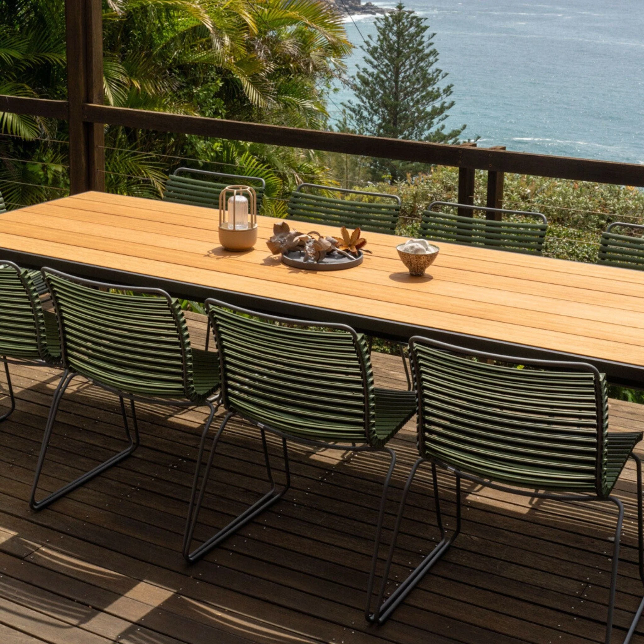 Click Dining Chair (No Arms)- Olive Green - Image 6