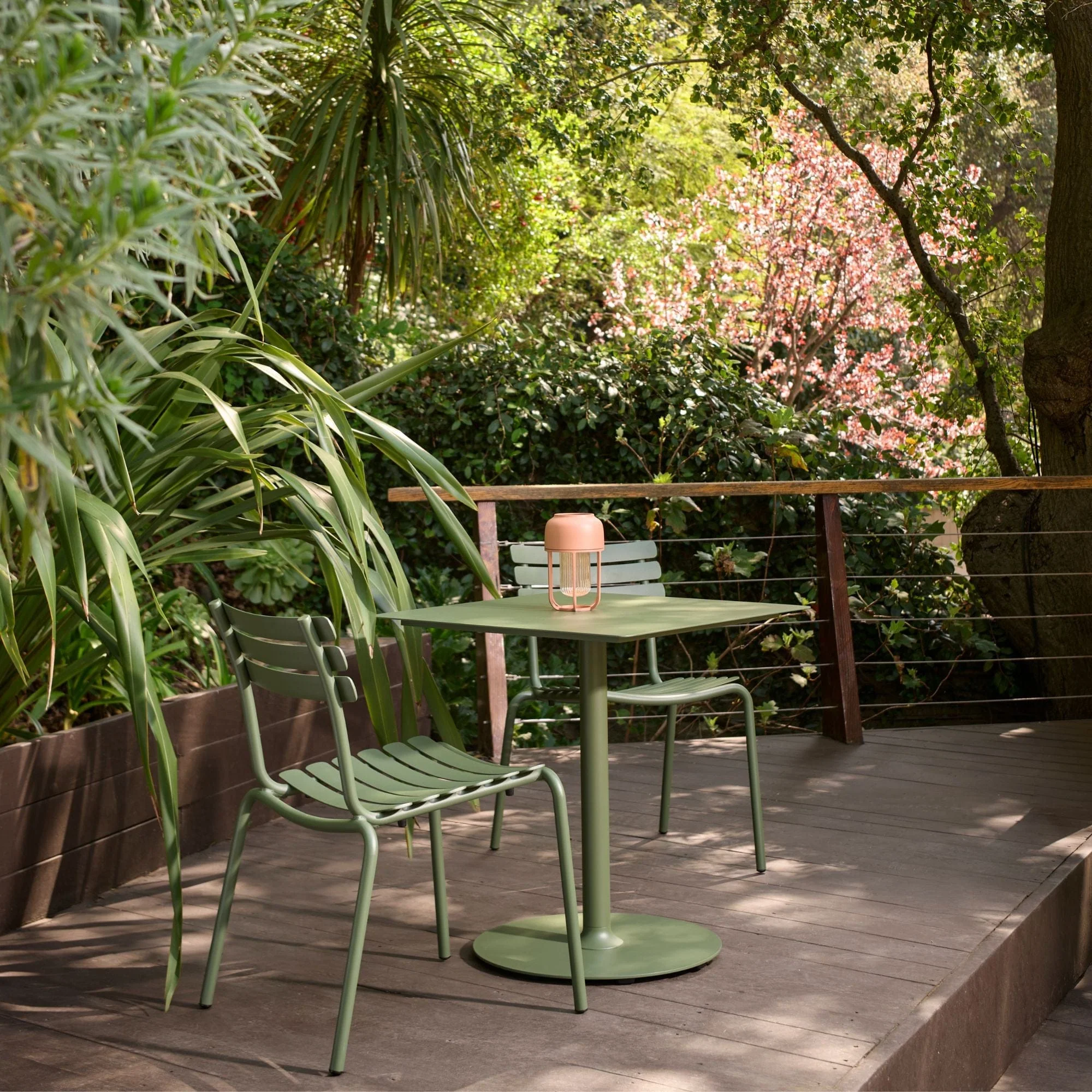 Alua Dining Chair (No Arms) - Green - Image 3