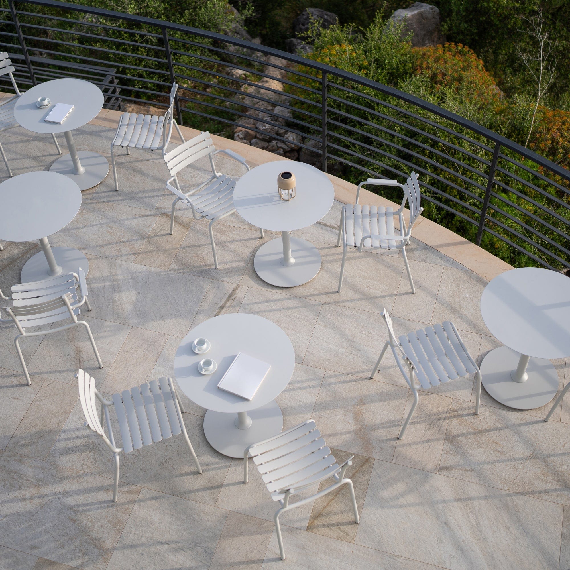 Alua Dining Chair (With Armrest) - White - Image 5