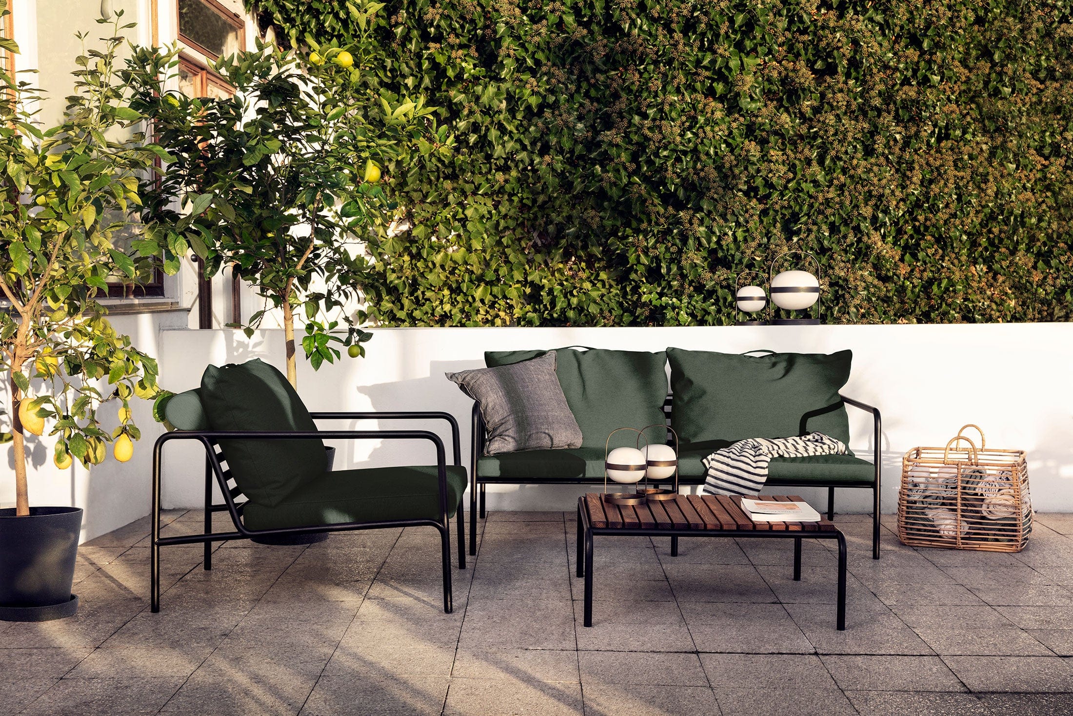 Avon Lounge Sofa - Apline Green - Image 5
