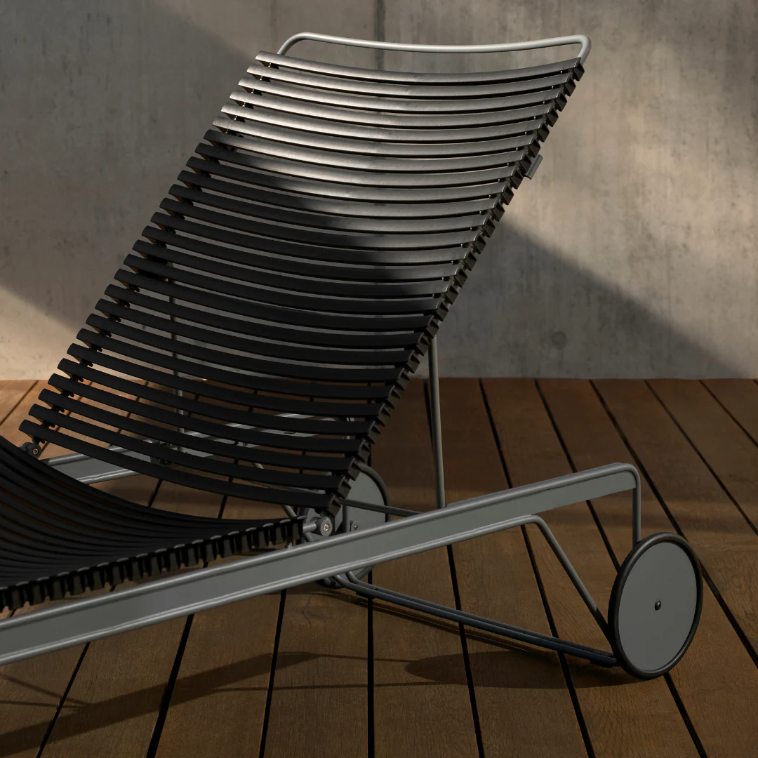 CLICK Adjustable chaise longue - Beige - Image 8