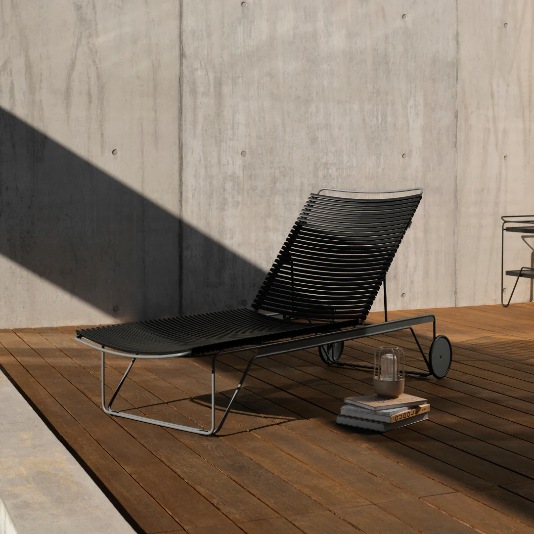 CLICK Adjustable chaise longue - Black - Image 12