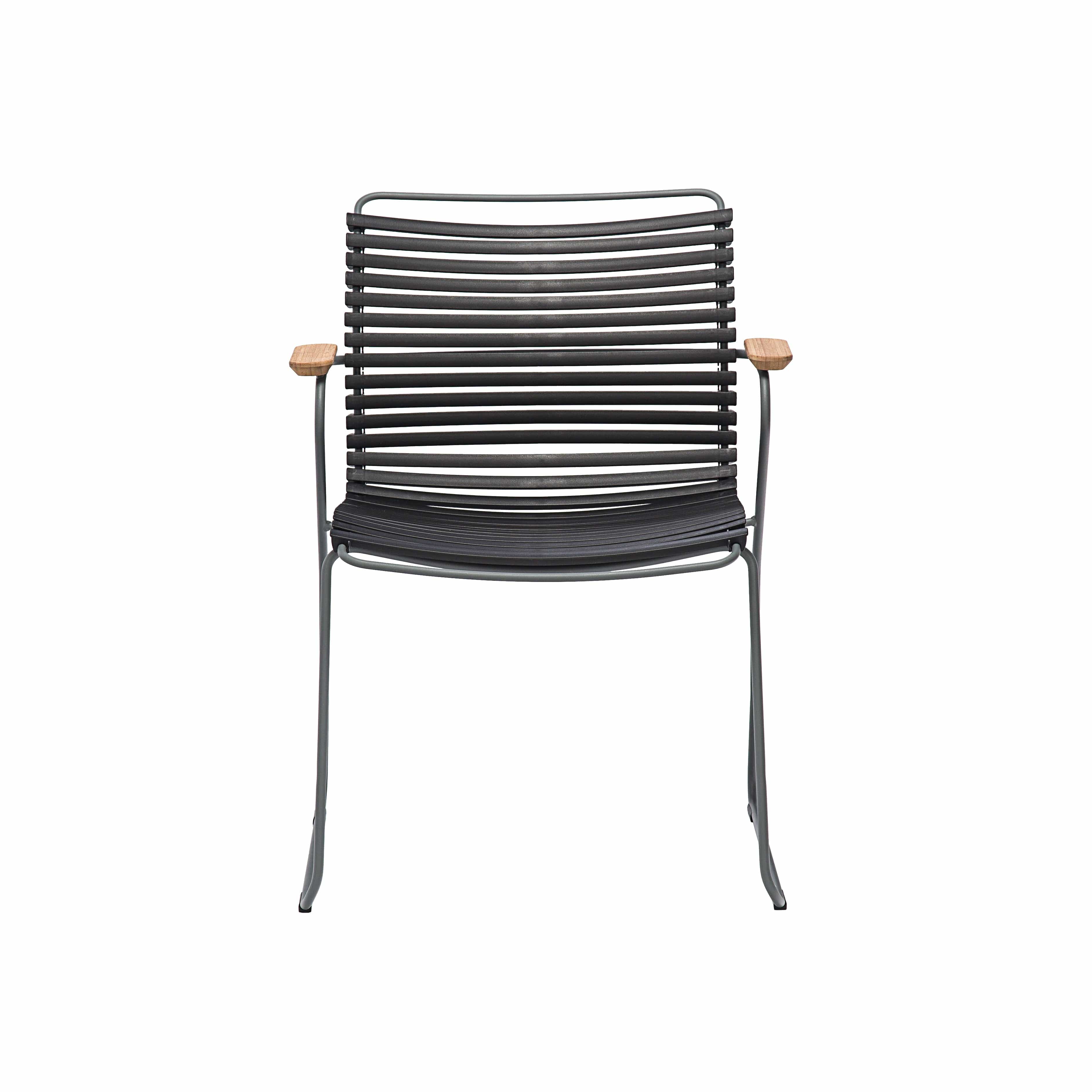 Click Dining Chair (With Armrest) - Black - Image 3