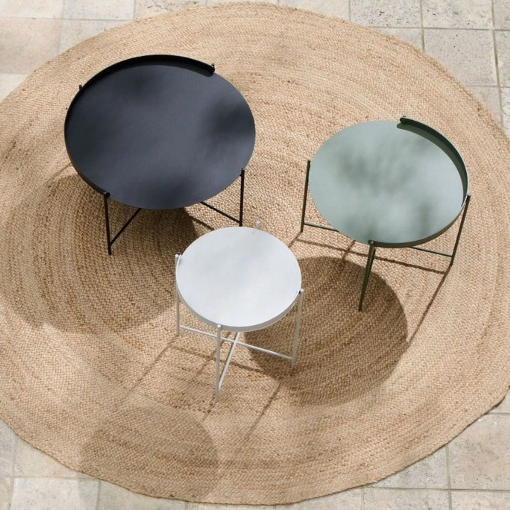 Edge Tray Table - Black Medium - Image 2
