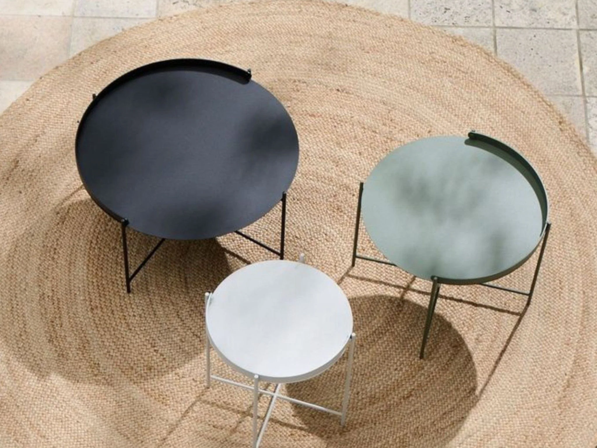 Edge Tray Table - Muted White Medium - Image 3