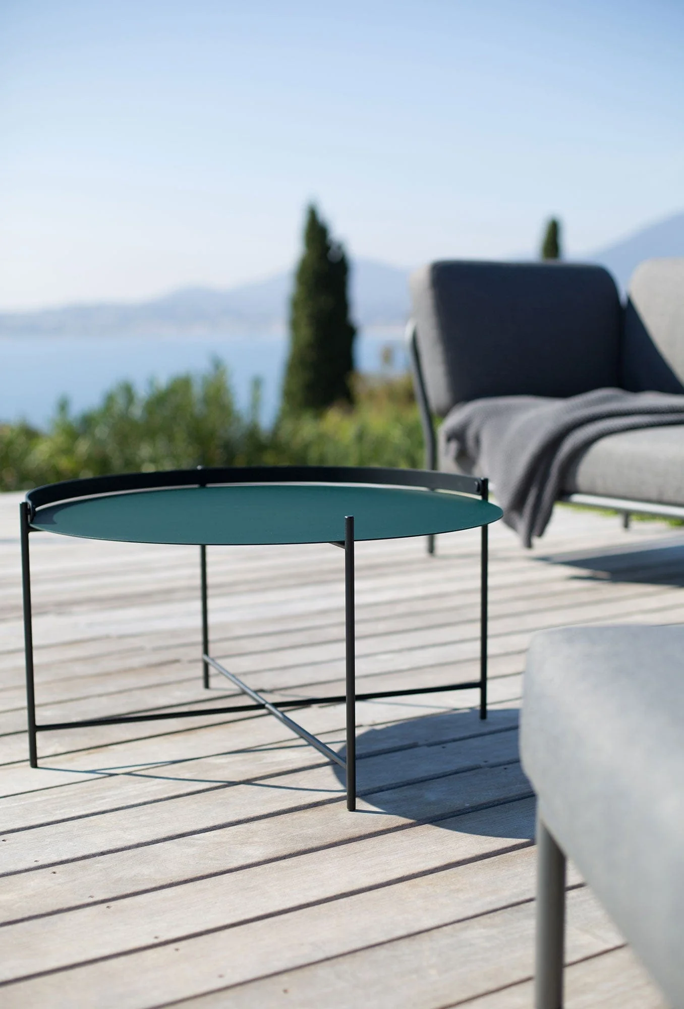Edge Tray Table - Pine Green Small - Image 4