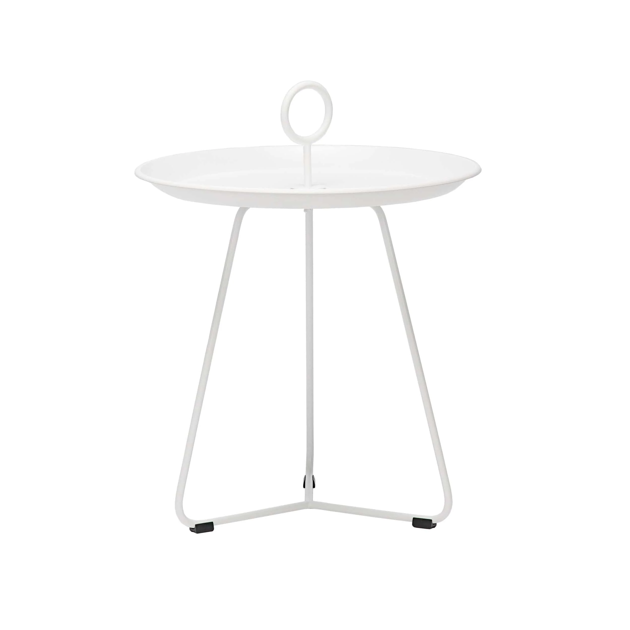 Eyelet Tray Table 45(CM) - White Small