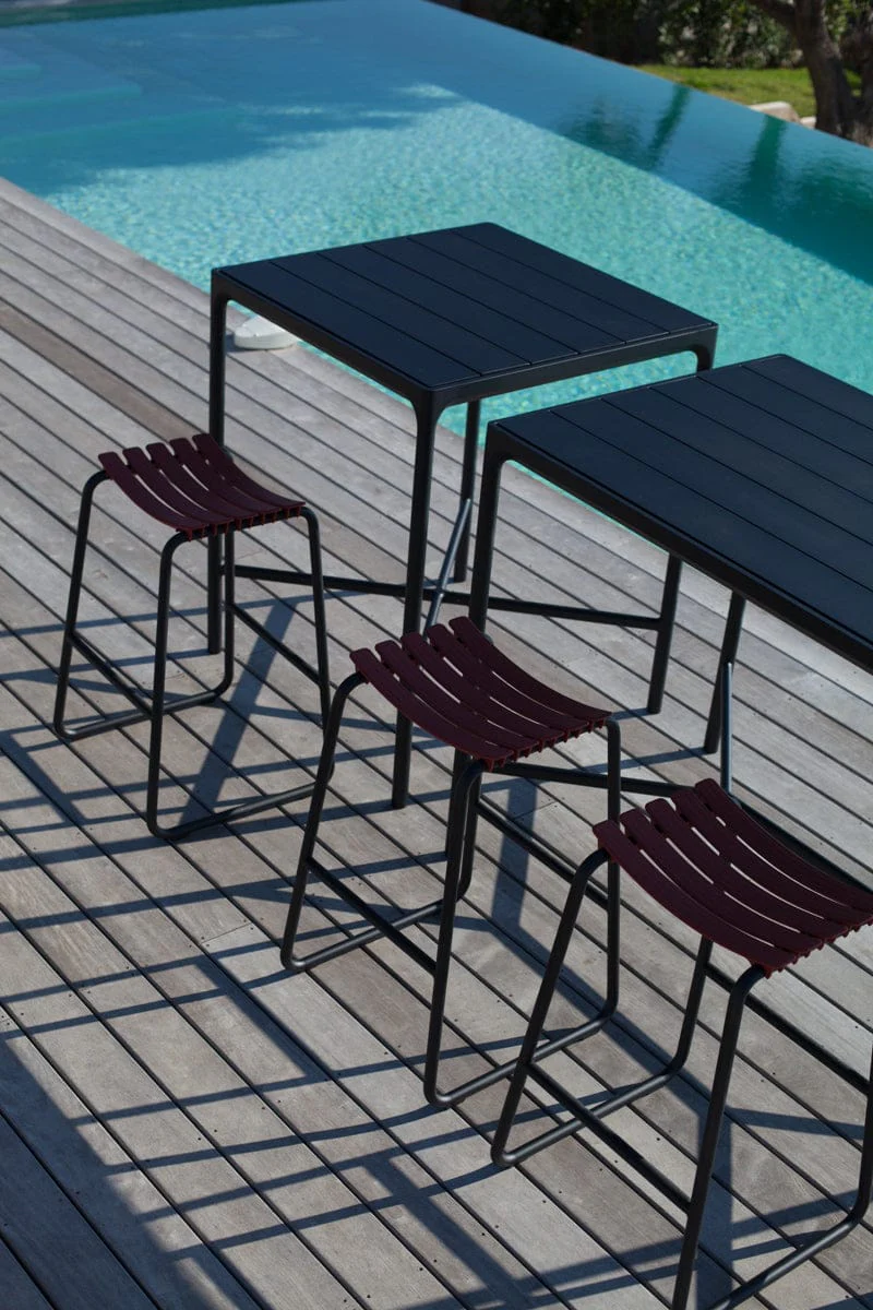 Four Bar Table - Black Top & Frame 160(CM) - Image 3
