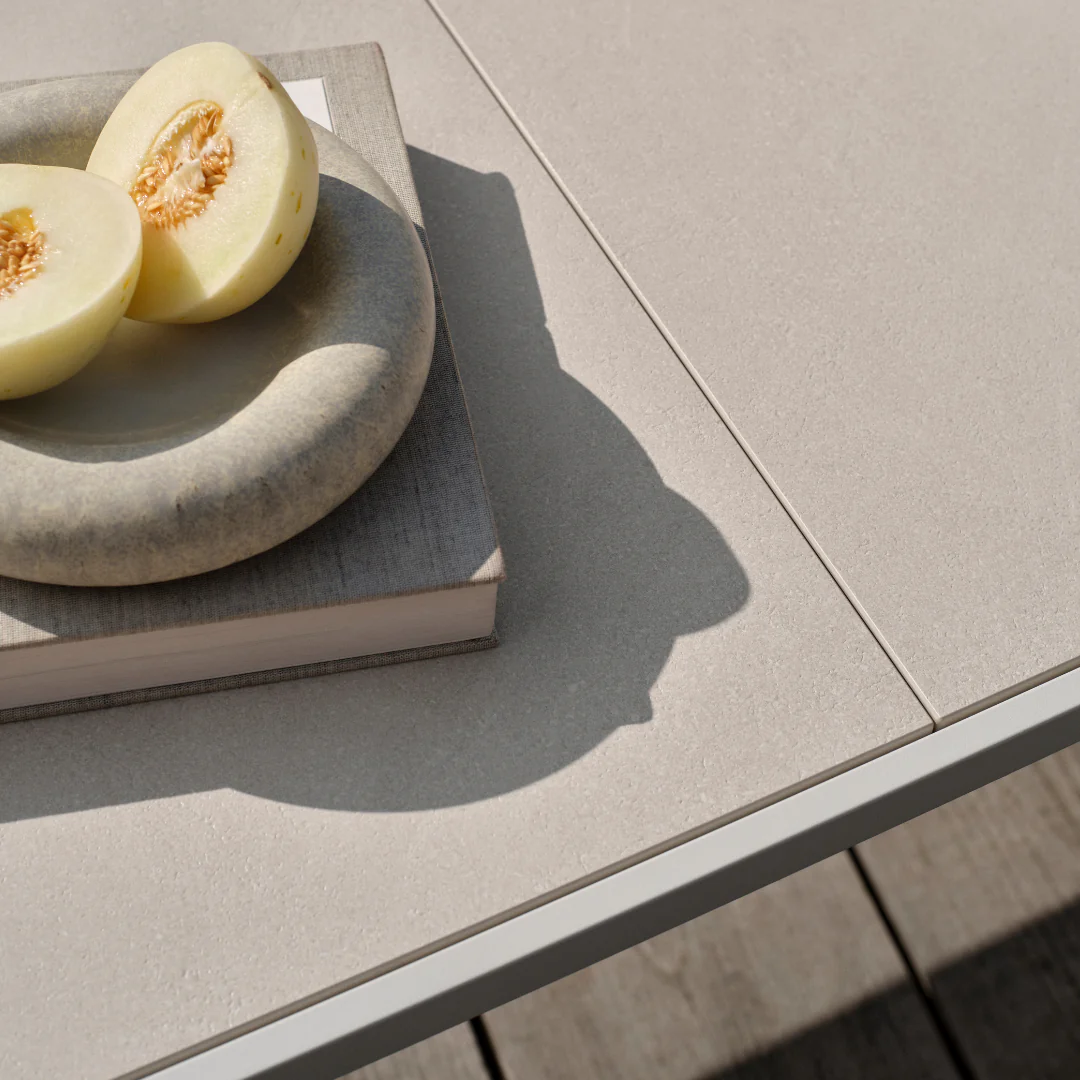 FOUR Ceramic table, 160x90 cm - Beige - Image 9