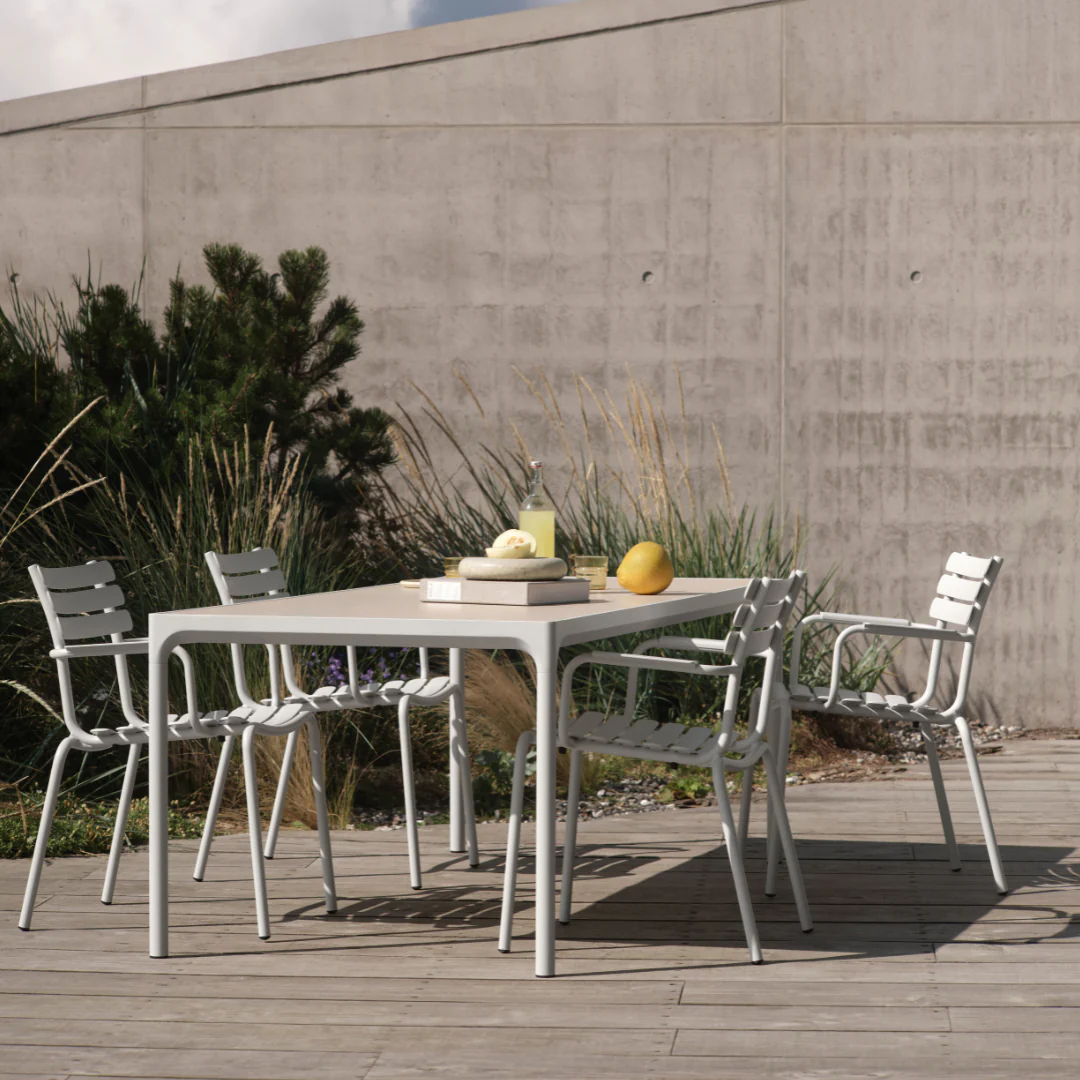 FOUR Ceramic table, 210x90 cm - Beige - Image 6