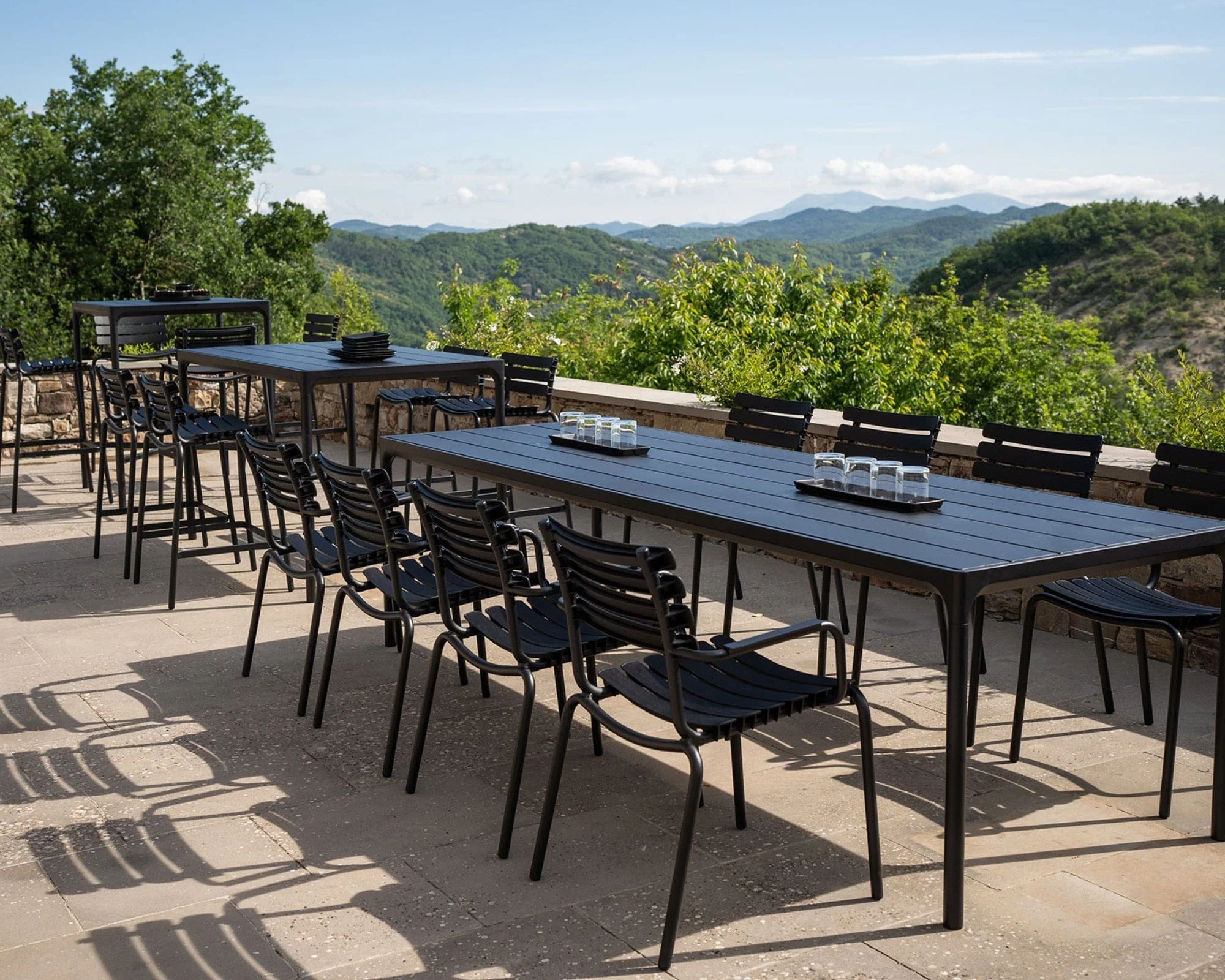 Four Square Table - Black Top & Frame 90(CM) - Image 8