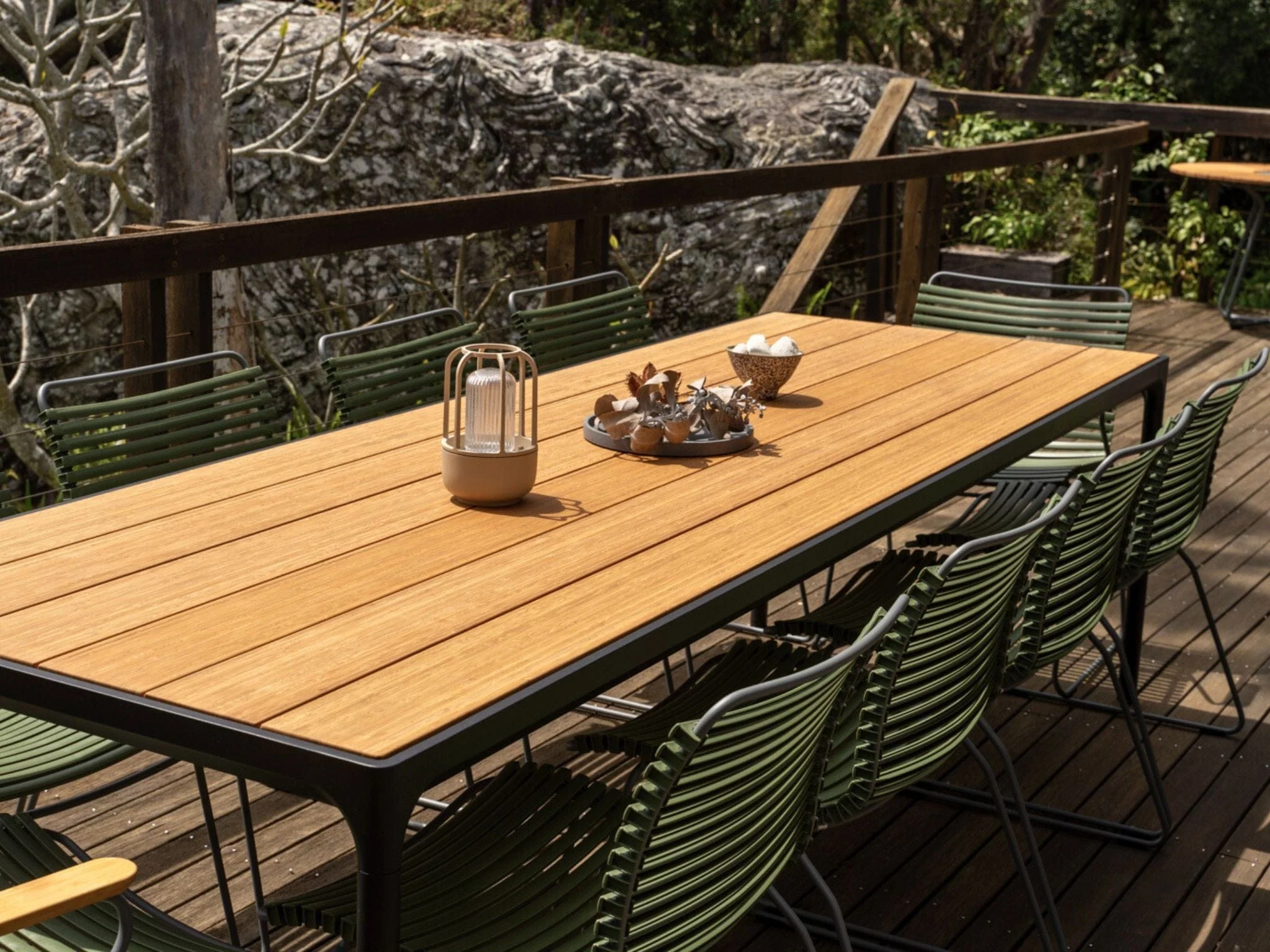 Four Table - Bamboo | Black 160(CM) - Image 9