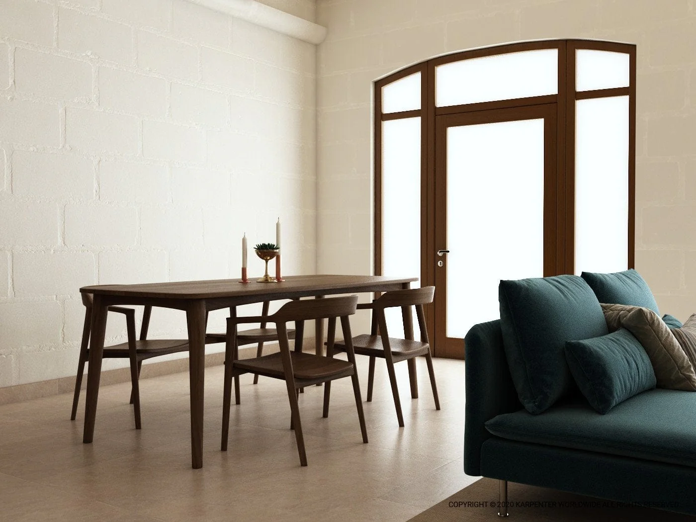 Grasshopper Rectangular Dining Table 180(CM) - Recycled Teak - Image 2
