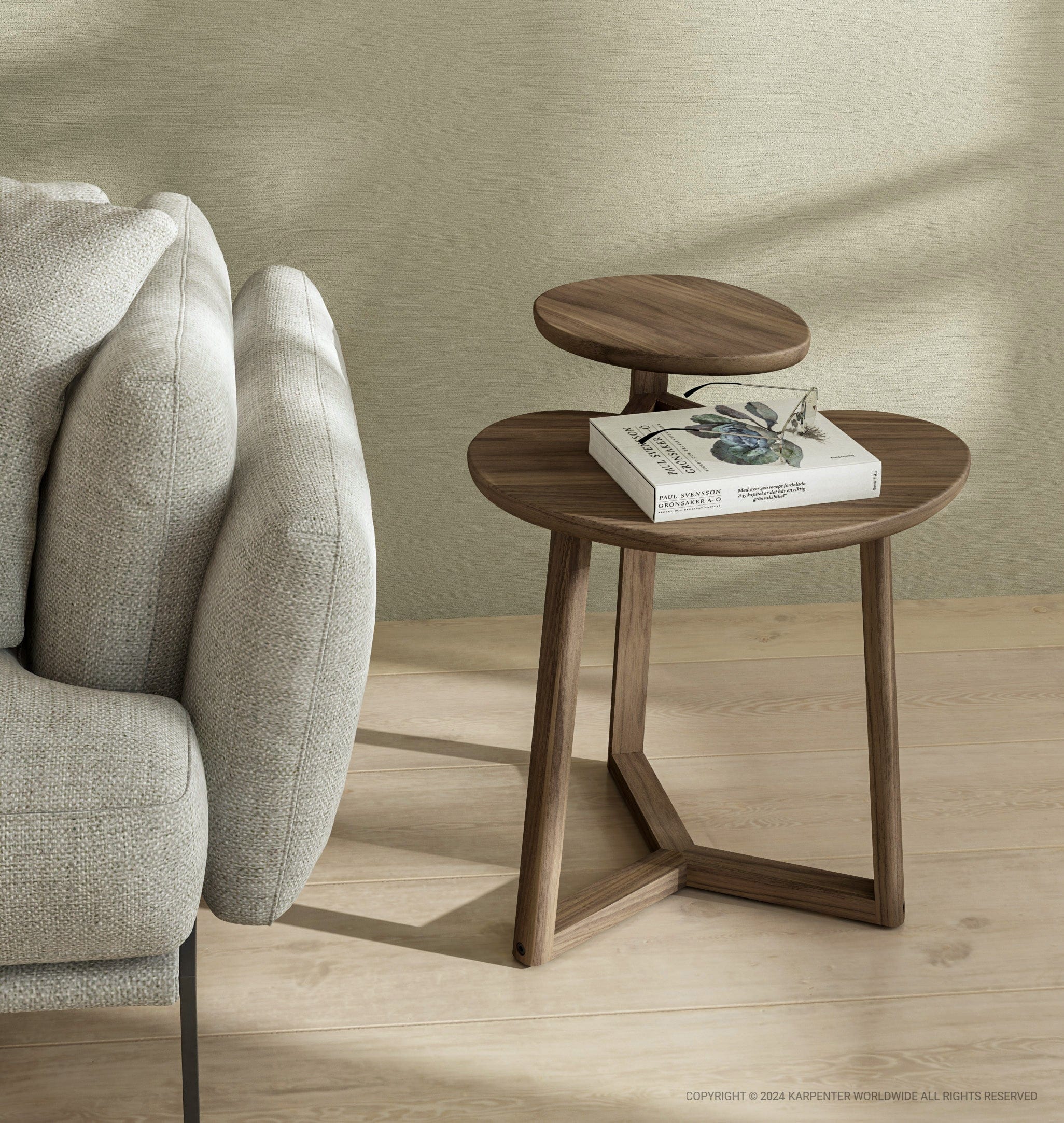 Klippies Side Table - FSC Teak - Image 8