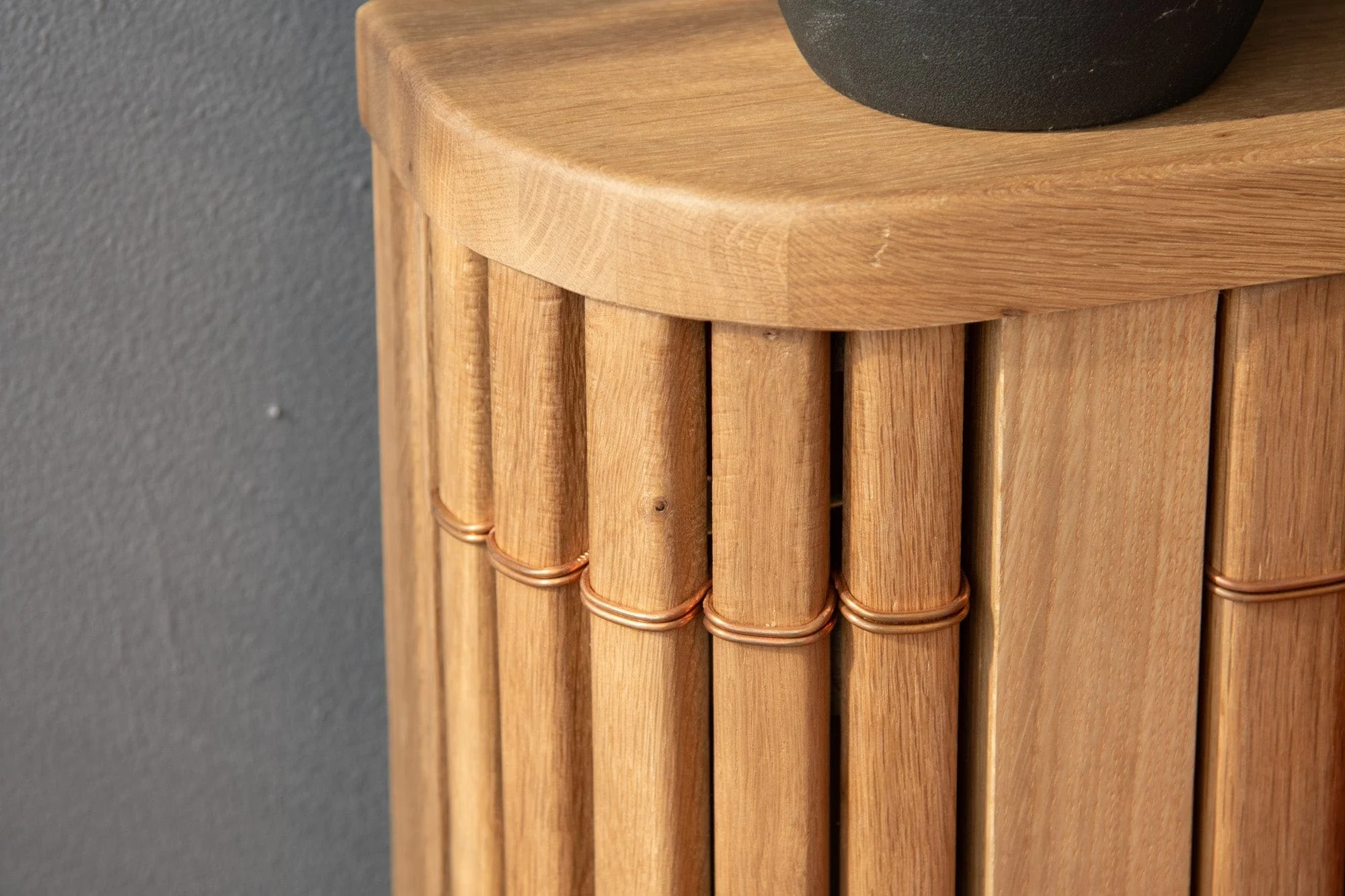 Koppar King Bed - European Oak - Image 12