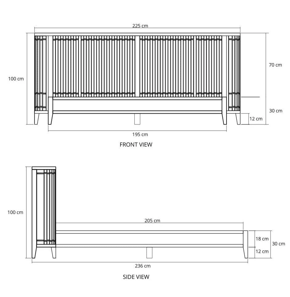 Koppar King Bed - European Oak - Image 13