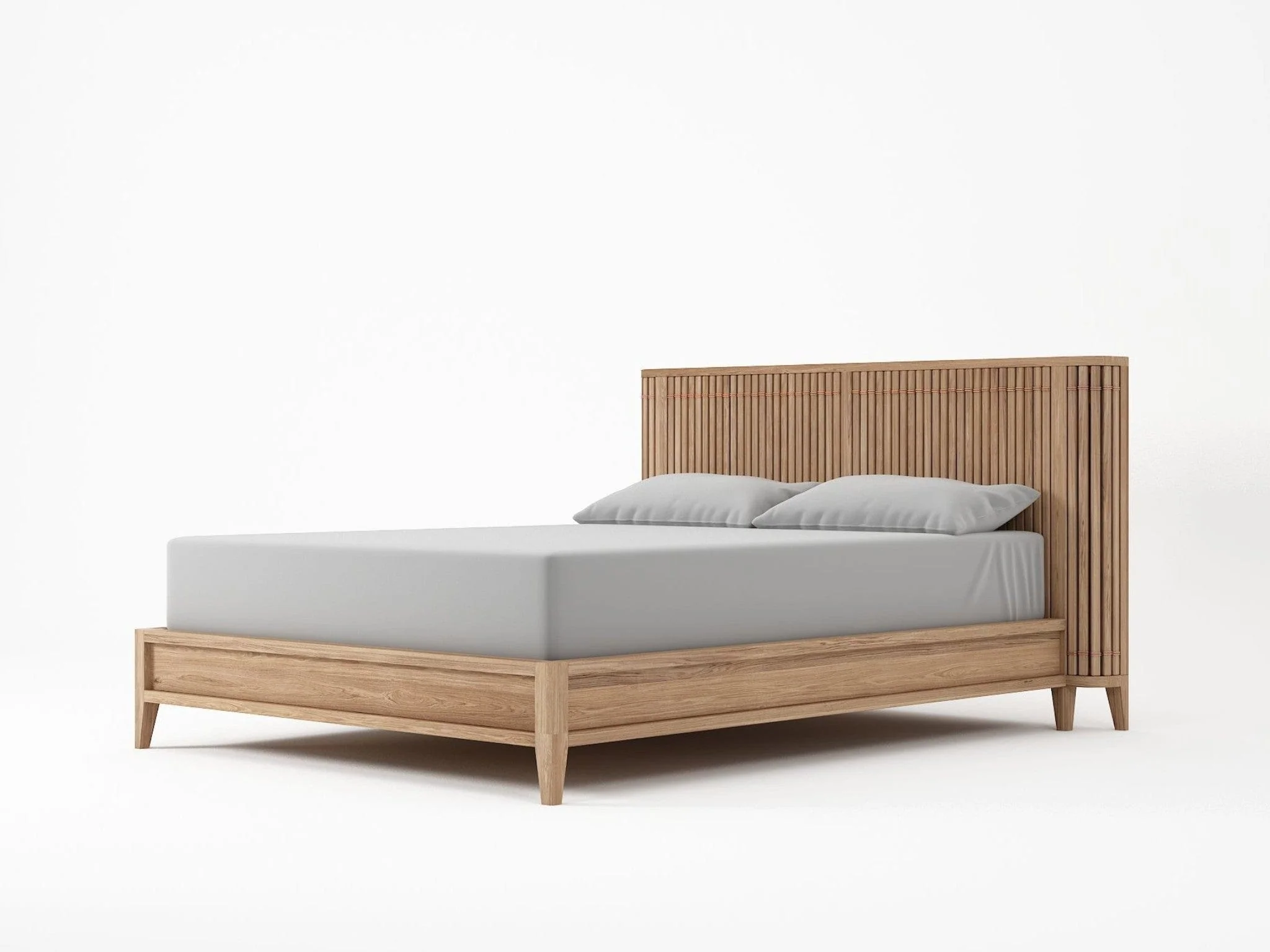 Koppar King Bed without Storage - European Oak | Patina - Image 9