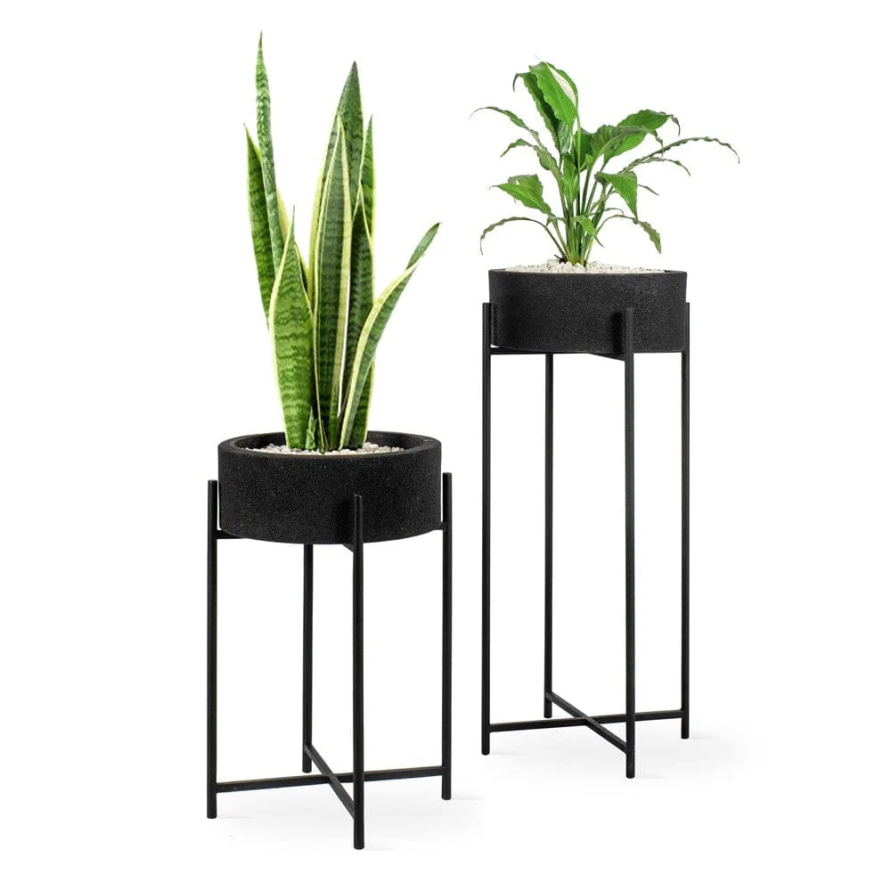 Lava Stone Plant Stand Large - Image 3