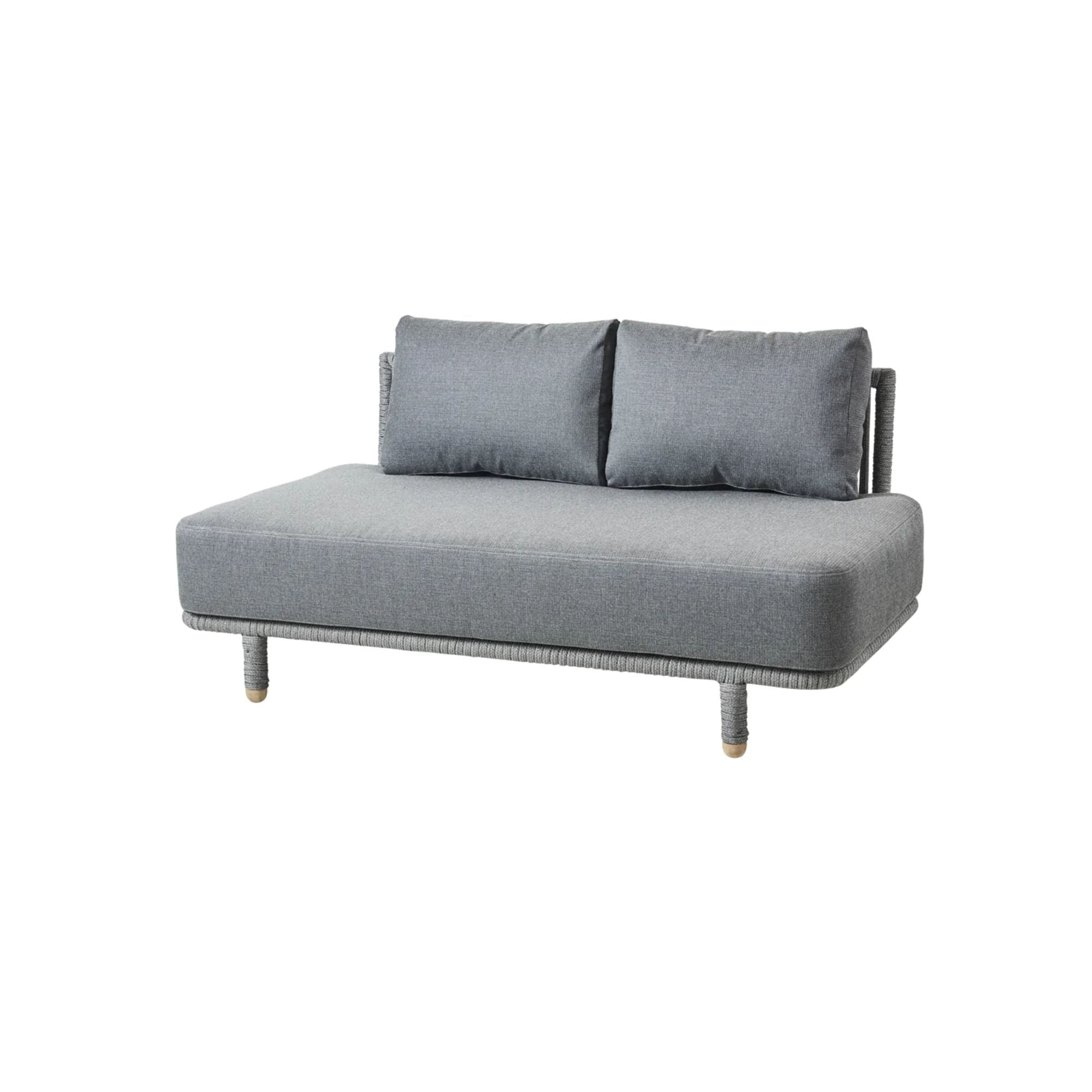 Moments 2 Seater Sofa Set with Corner Sofa incl. Cushions - Grey - Image 5