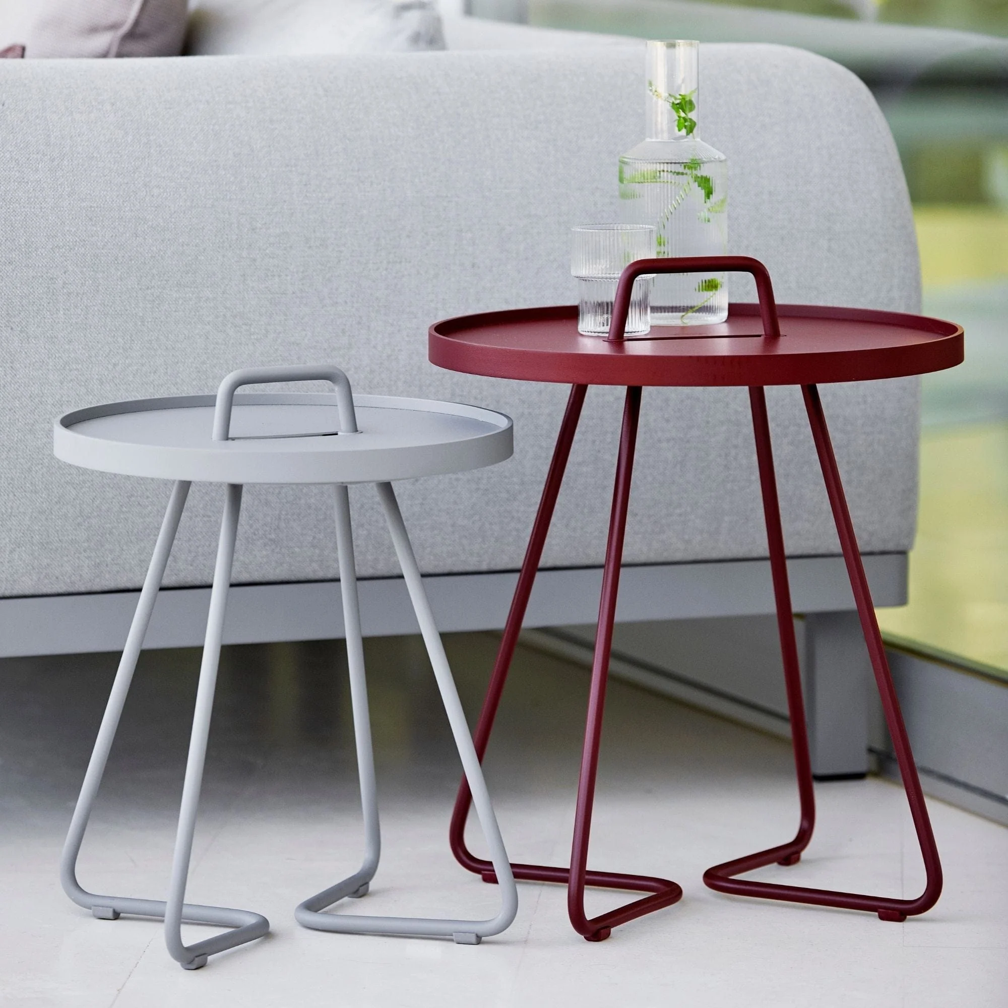 On-The-Move Small Side Table - Bordeaux - Image 2
