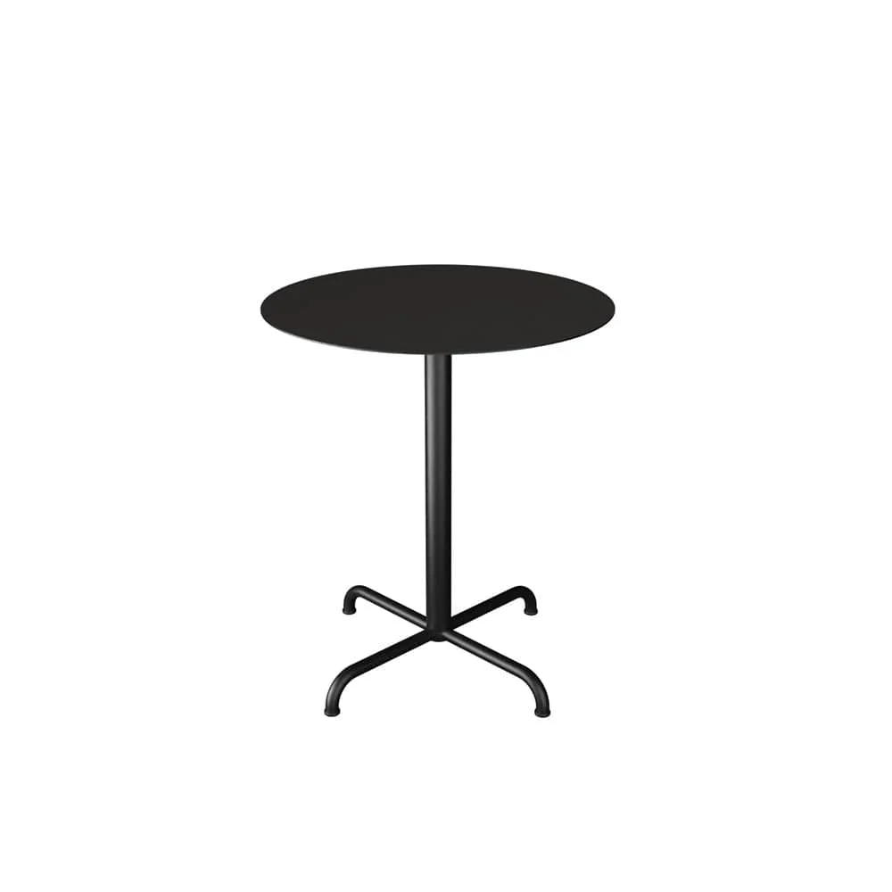 Pico Cafe Table (4 Star Base) 64cm - Black