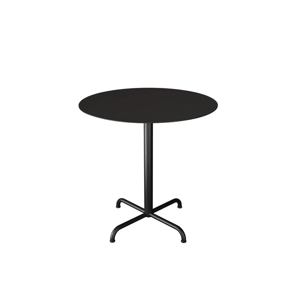 Pico Cafe Table (4 Star Base) 74cm - Black