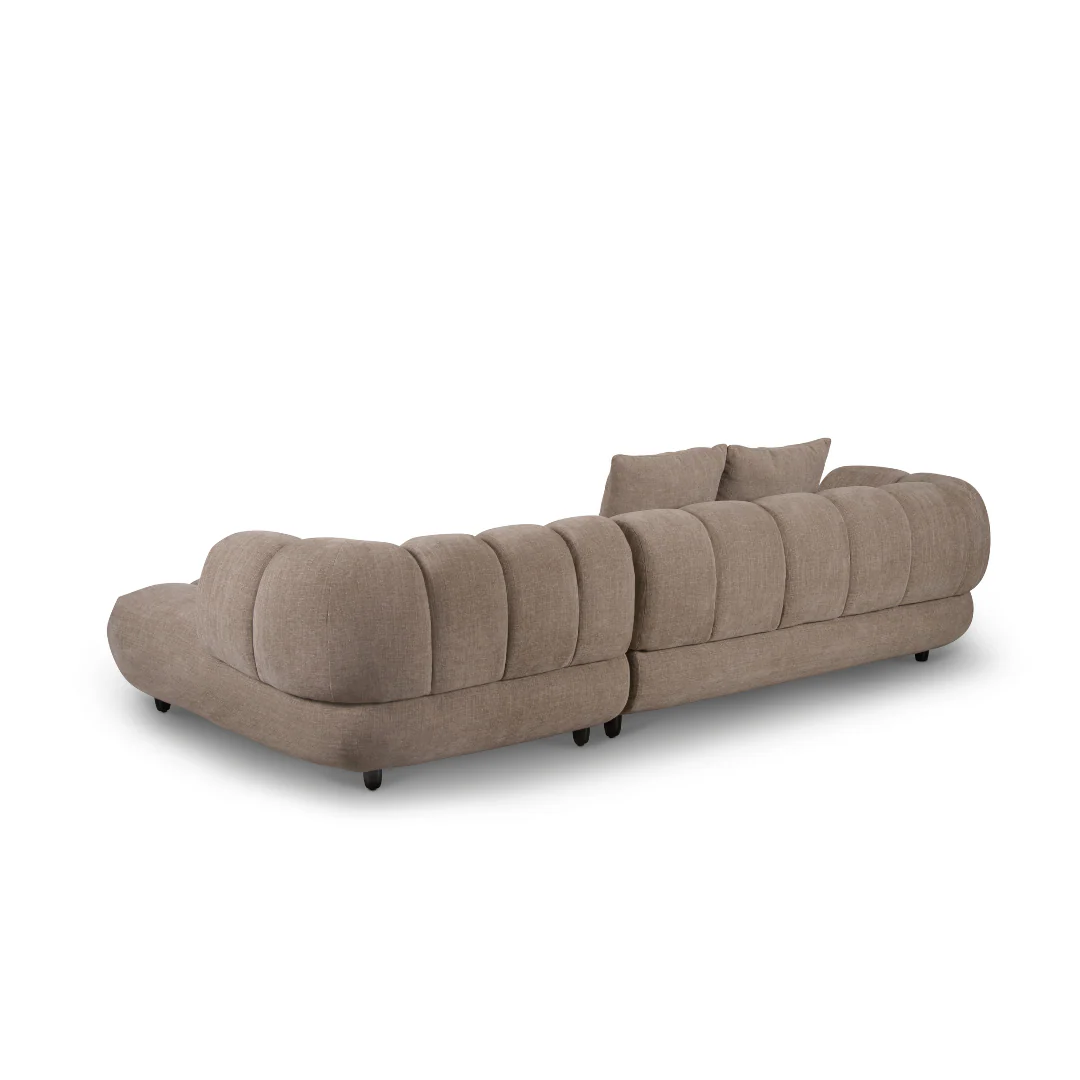 Reya 4 Seater Lounge in Mushroom Fabric - Image 7