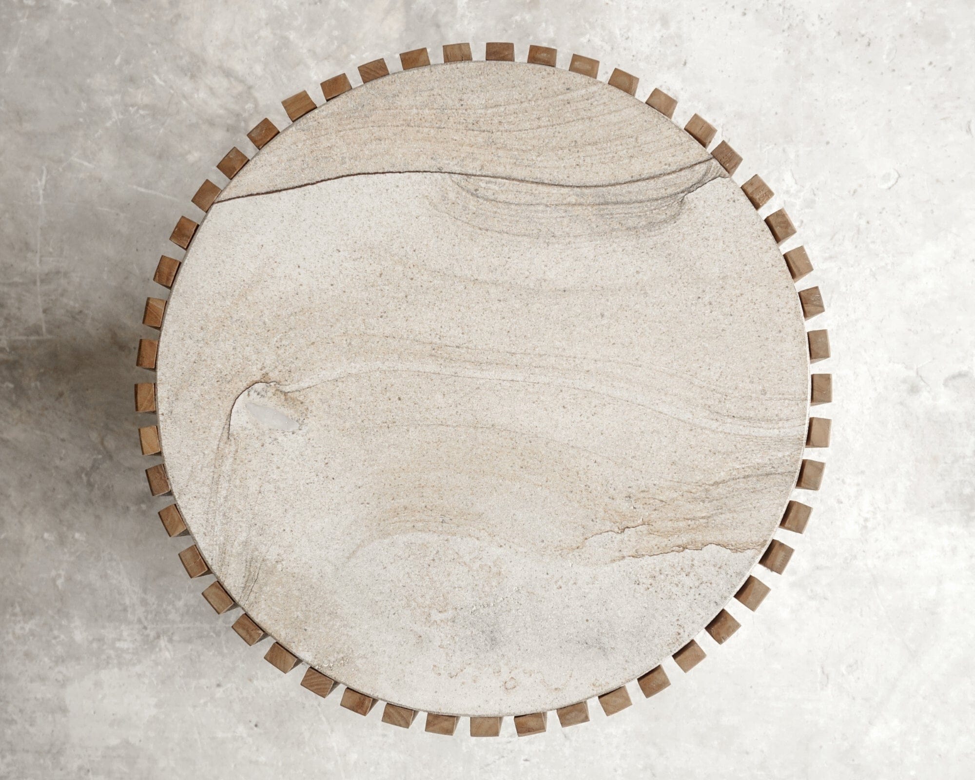 Slats Round Side Table - Image 7