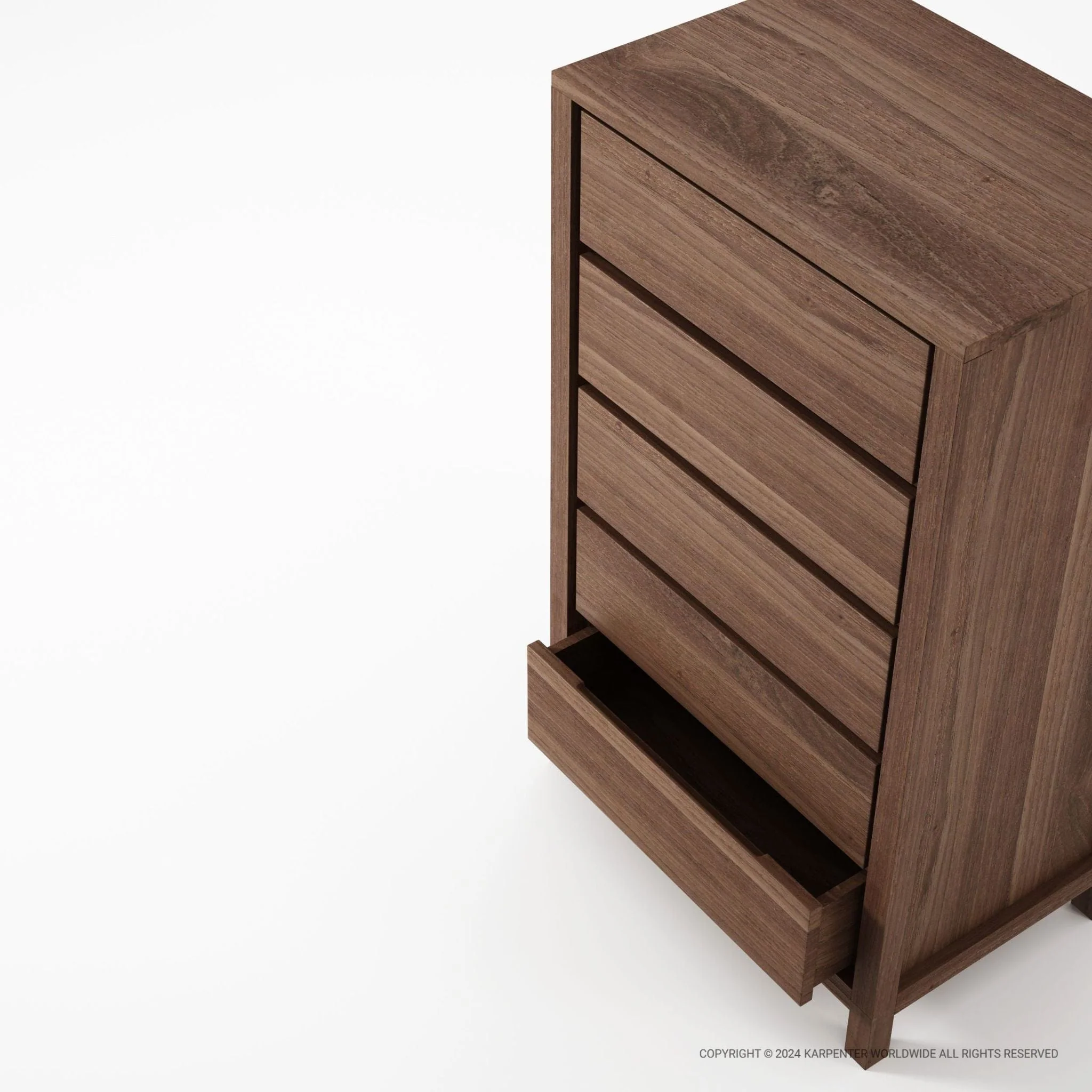 Solid Tallboy - FSC Recycled Teak - Image 4