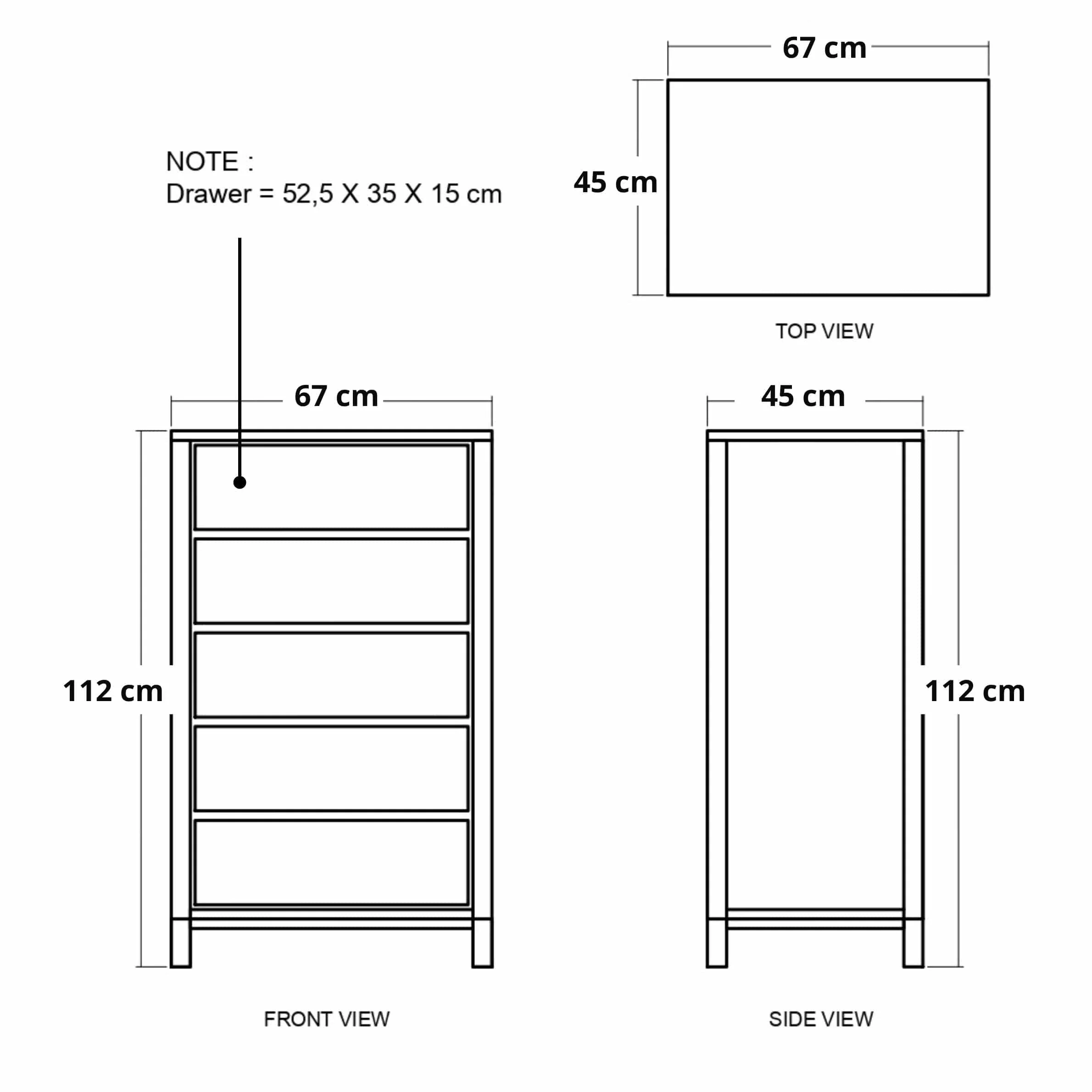 Solid Tallboy - FSC Recycled Teak - Image 7