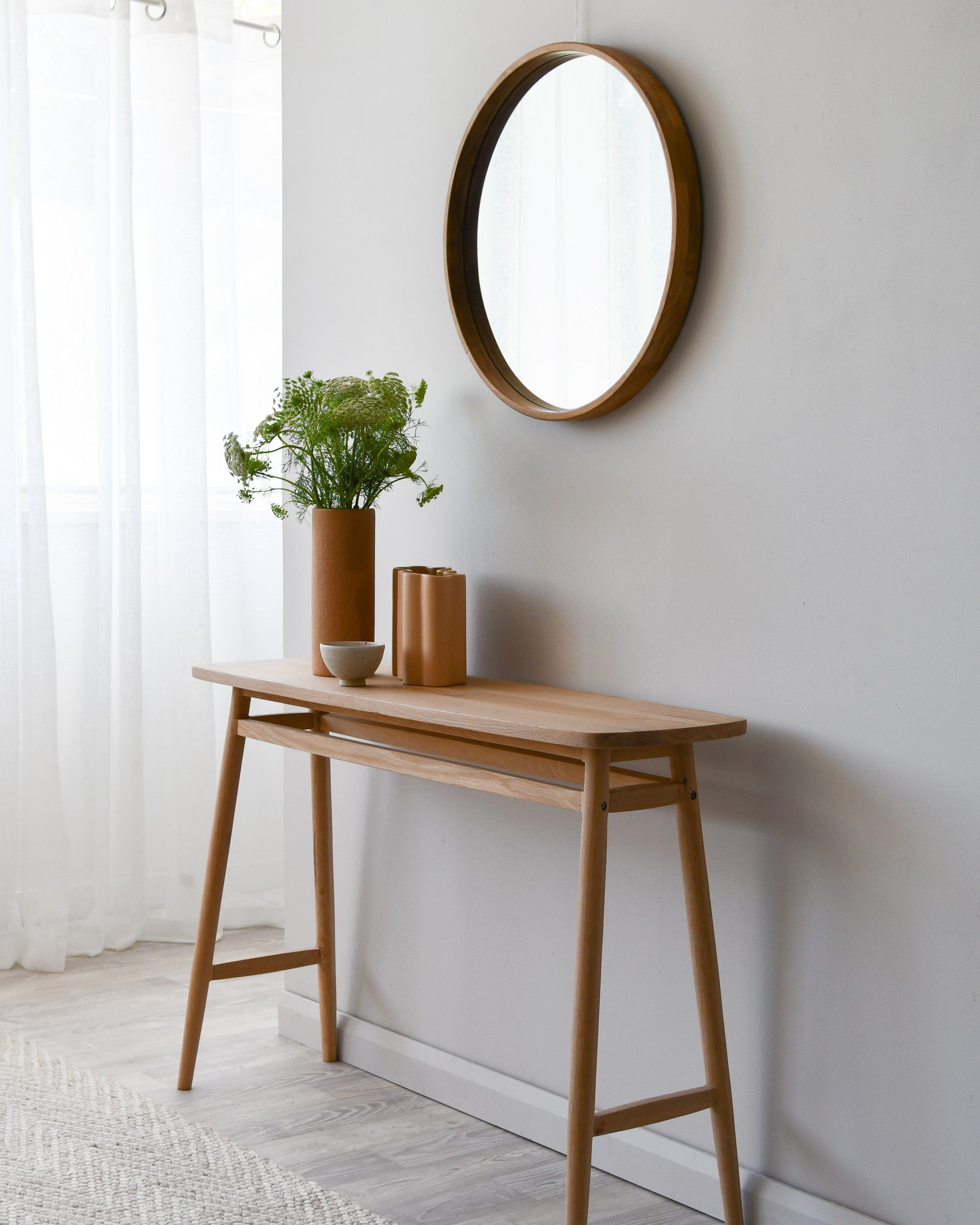 Twist Console Table 120(CM) - European Oak - Image 3
