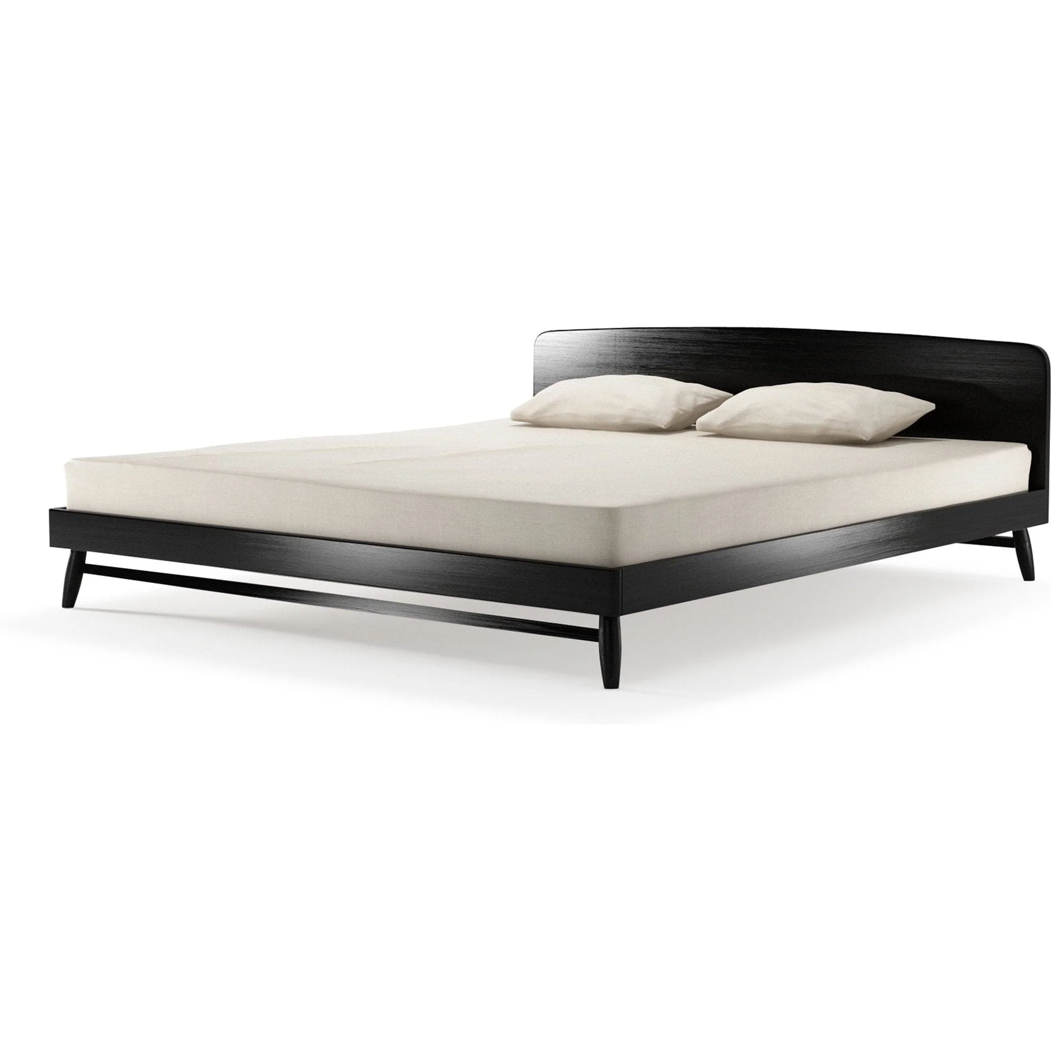 Twist King Bed - Satin Black