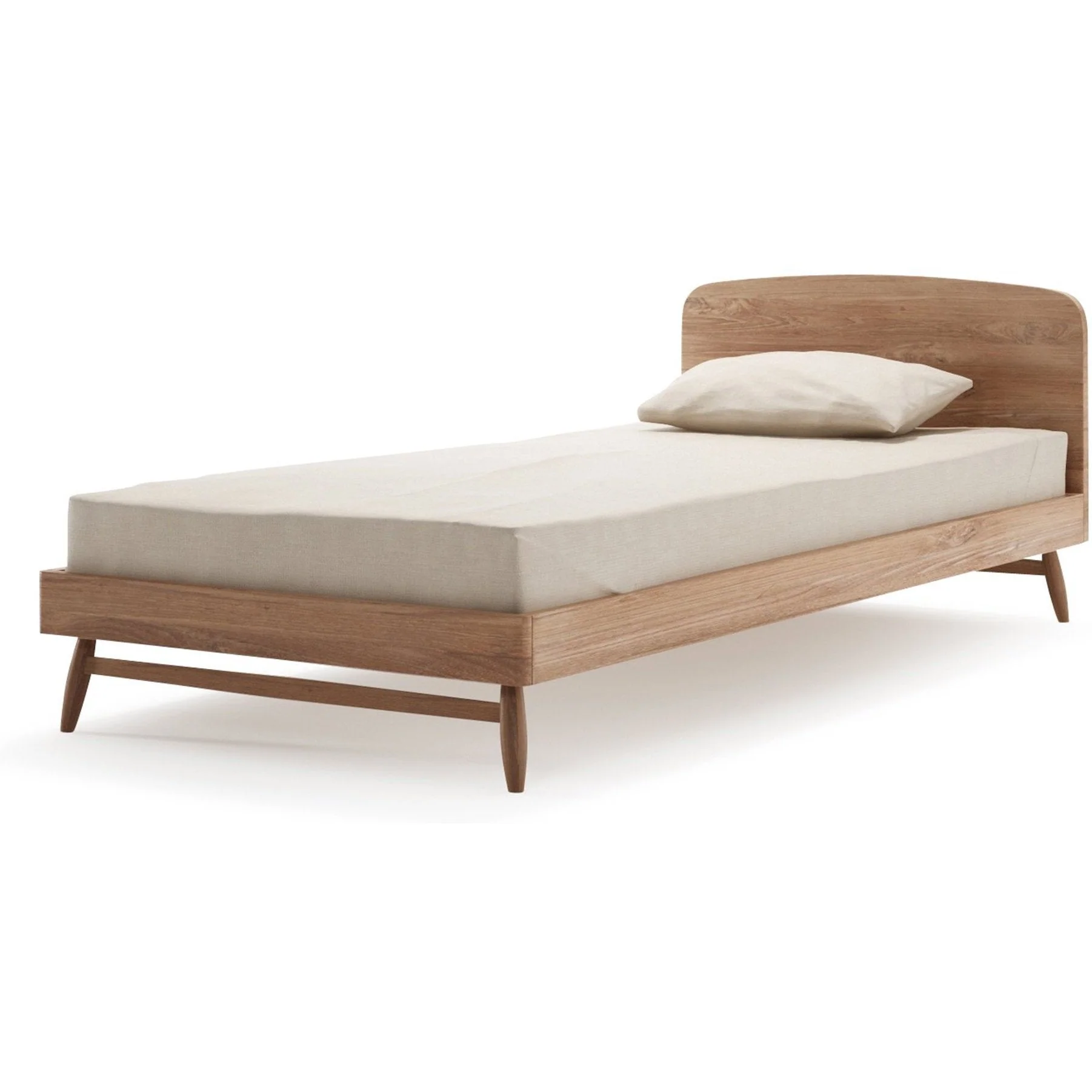 Twist King Single Bed - FSC Recycled Teak