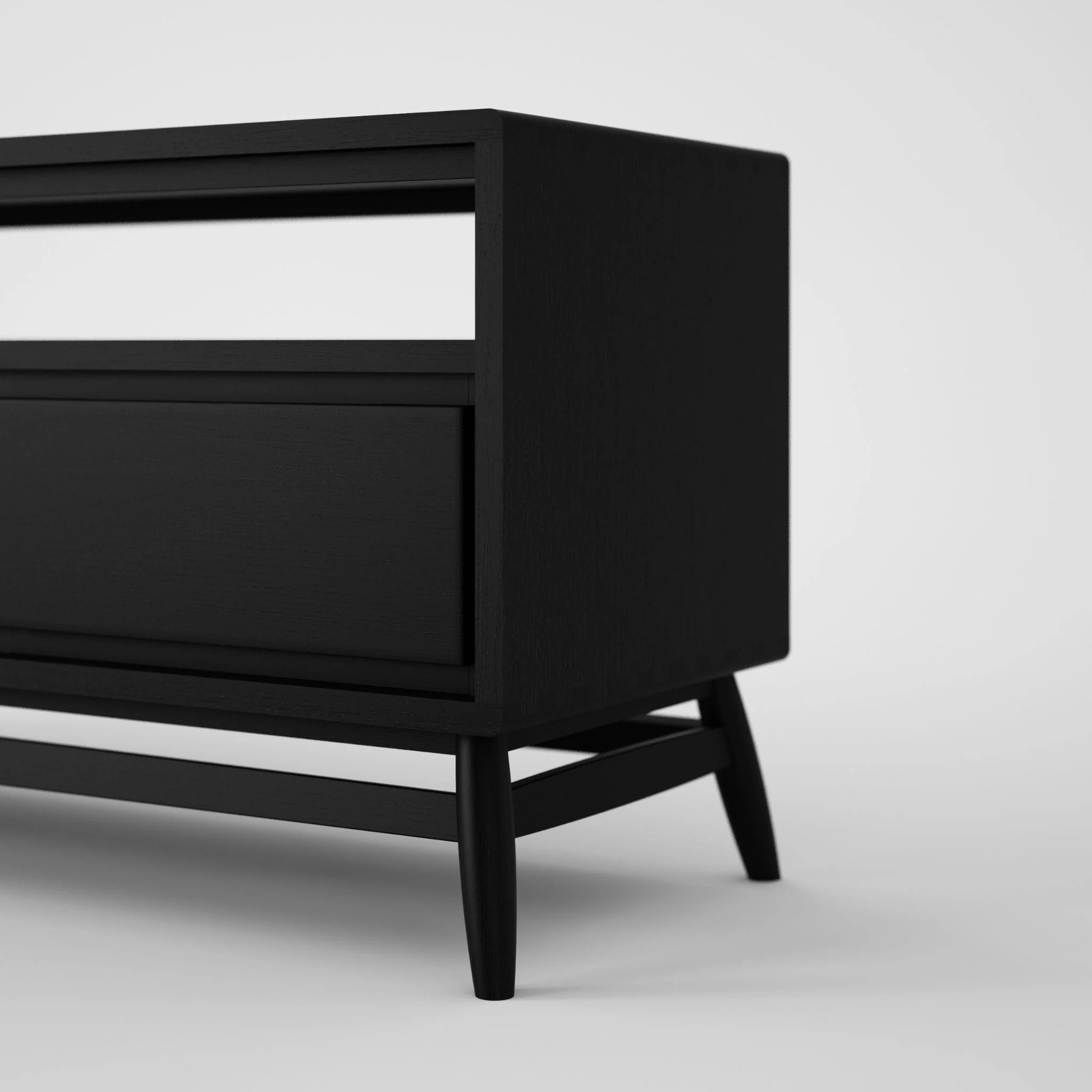 Twist TV Unit - Satin Black - Image 5