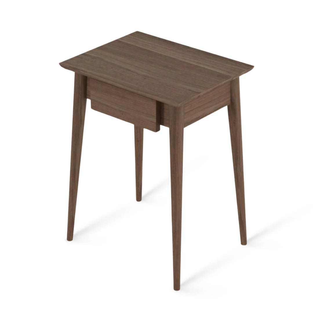 Vintage Tall Bedside - FSC Recycled Teak - Image 3