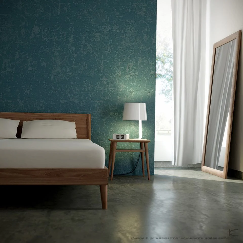 Vintage King Bed with 2 Vintage Bedside Tables | FSC Recycled Teak - Image 2