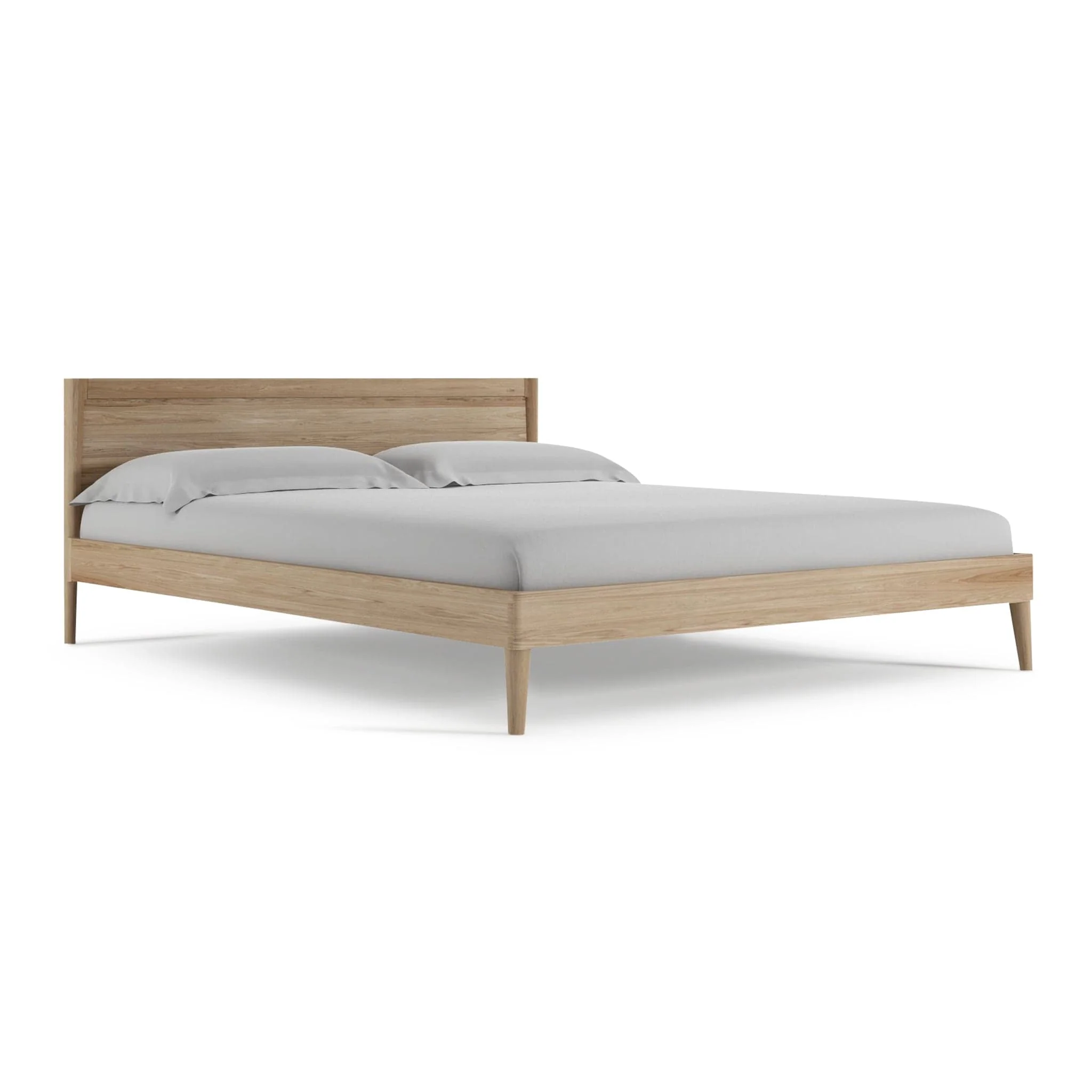 Vintage Queen Bed - European Oak - Image 3