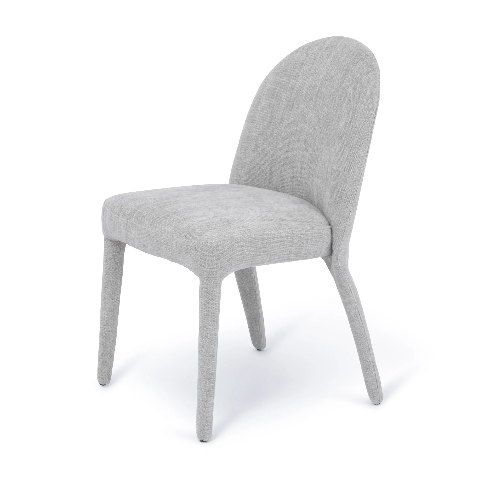 Wyatt Dining Chair Fossil Fabric Upholstery